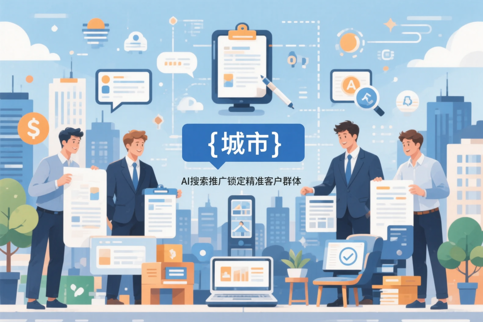 杭州公司如何用AI搜索推广锁定精准客户群体