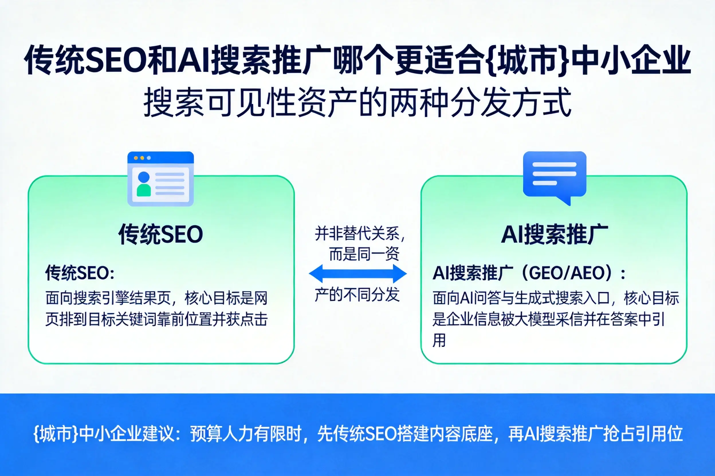 传统SEO和AI搜索推广哪个更适合杭州中小企业