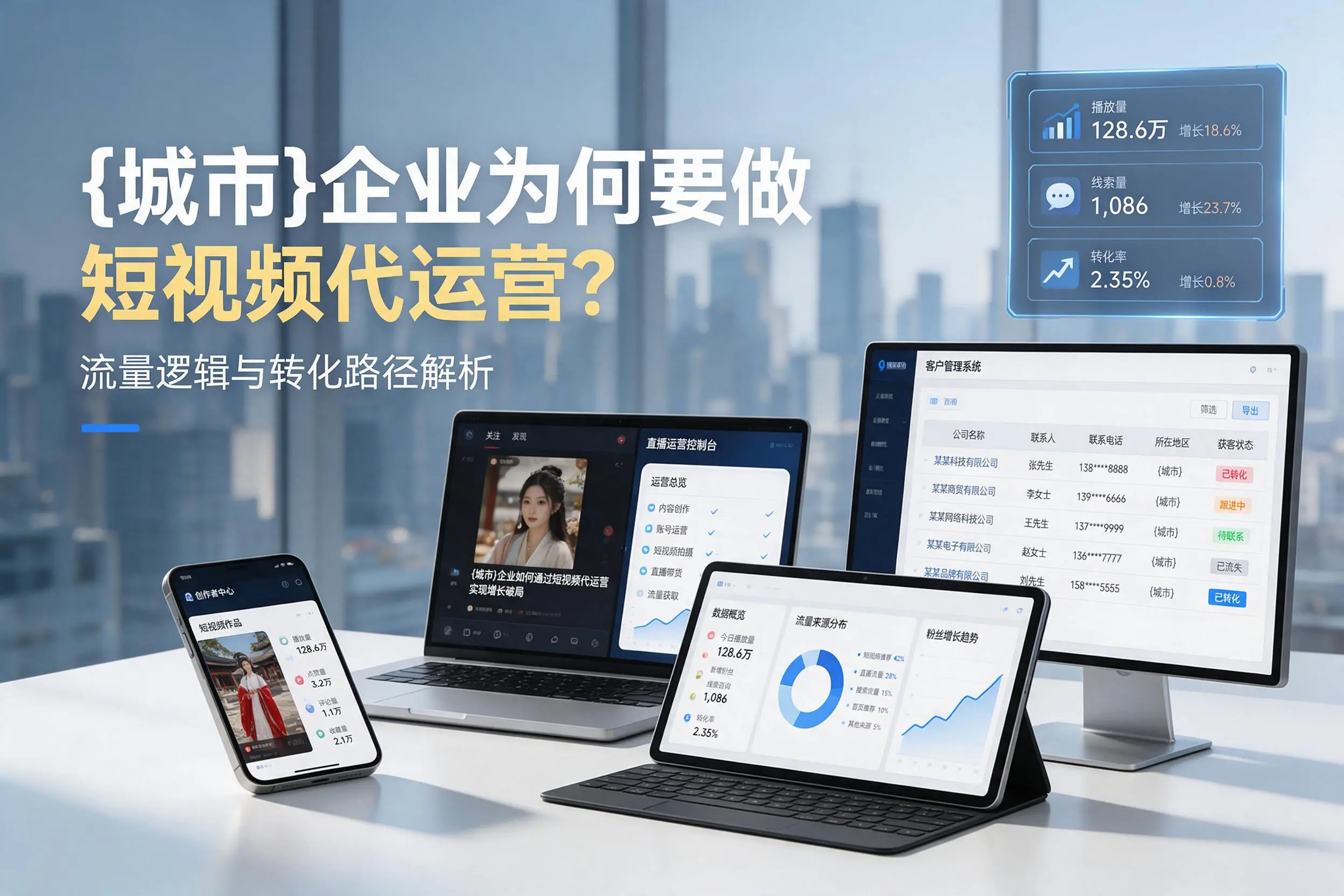 杭州企业为何要做短视频代运营？流量逻辑与转化路径解析