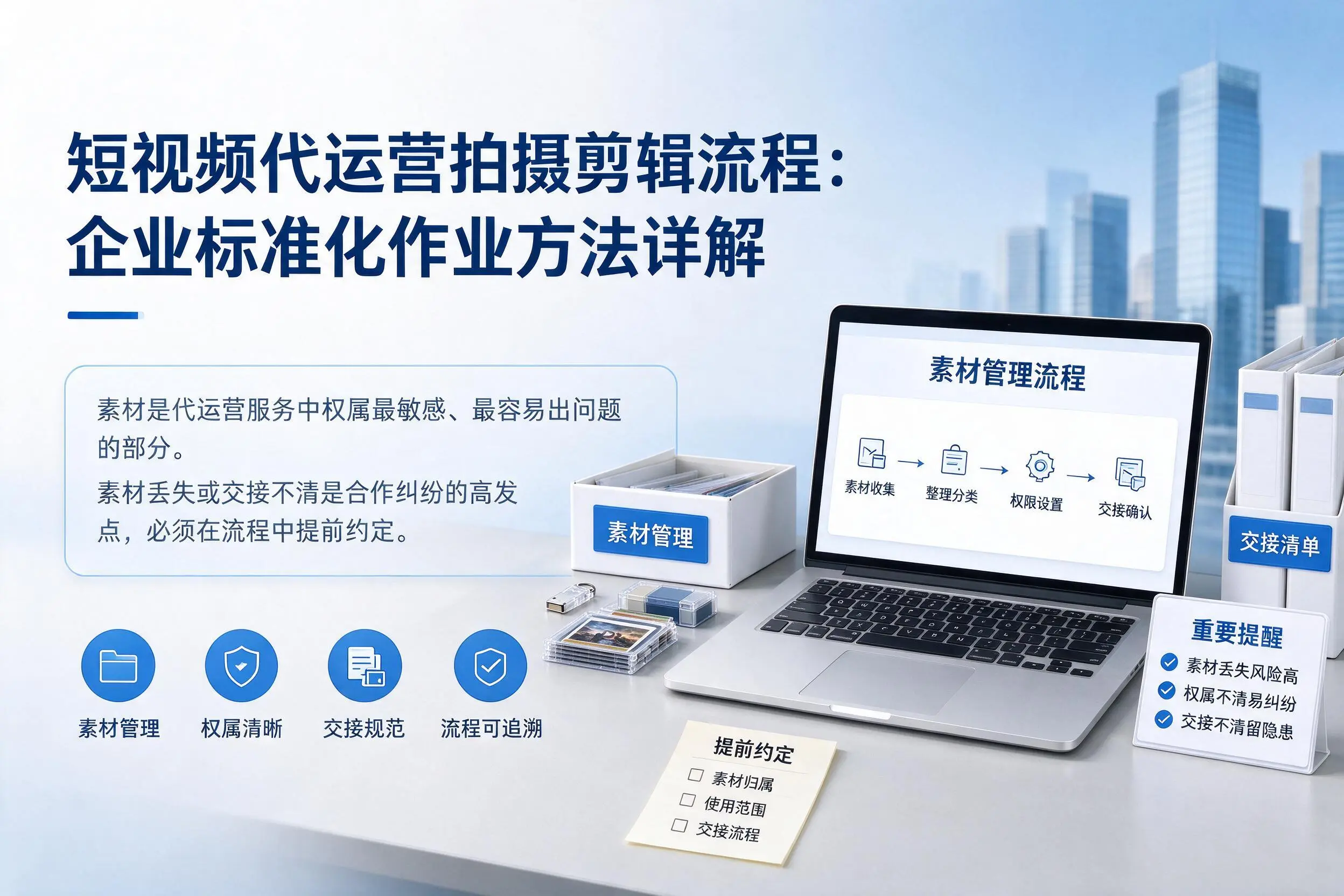 短视频代运营拍摄剪辑流程：杭州企业标准化作业方法详解