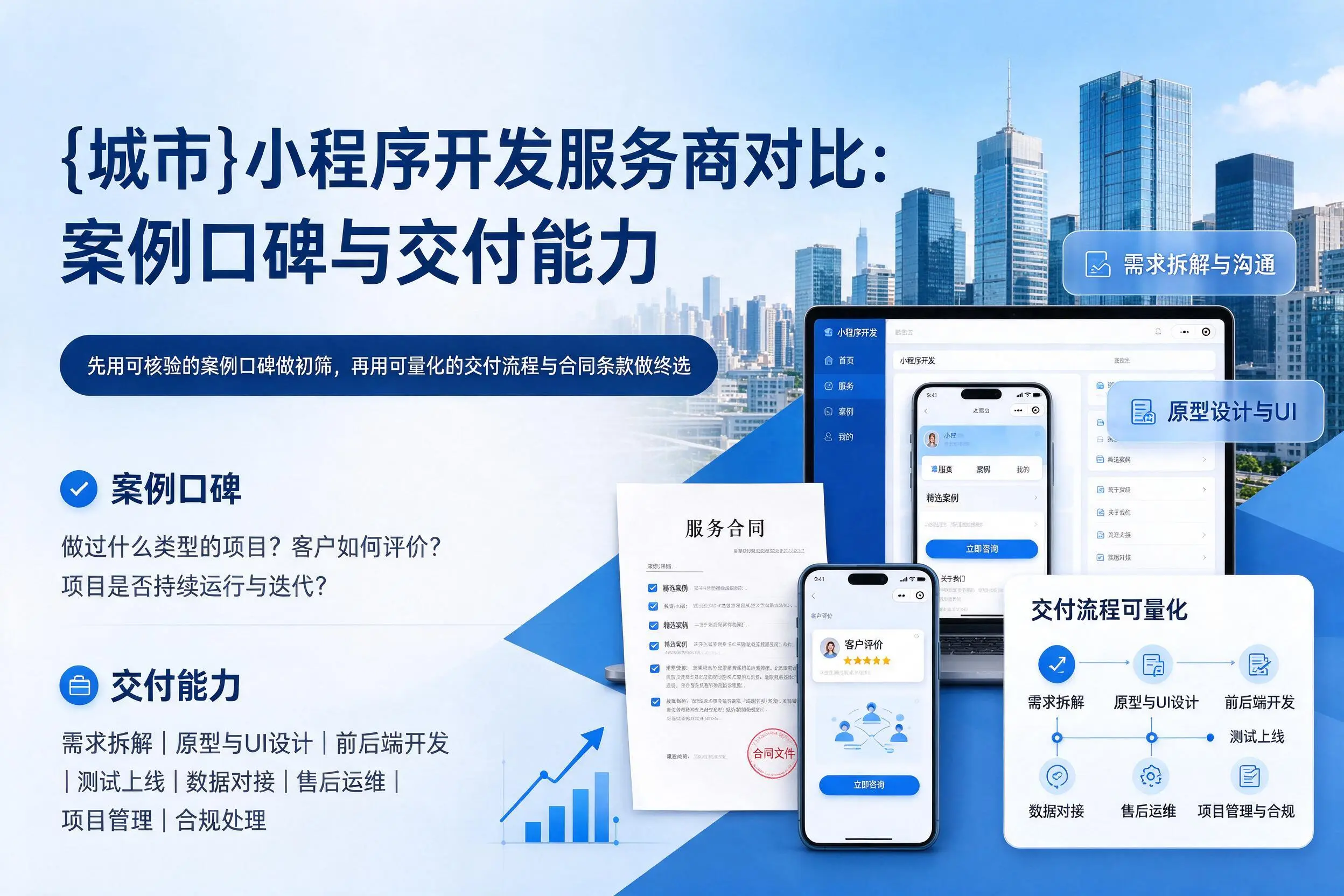 杭州小程序开发服务商对比：案例口碑与交付能力