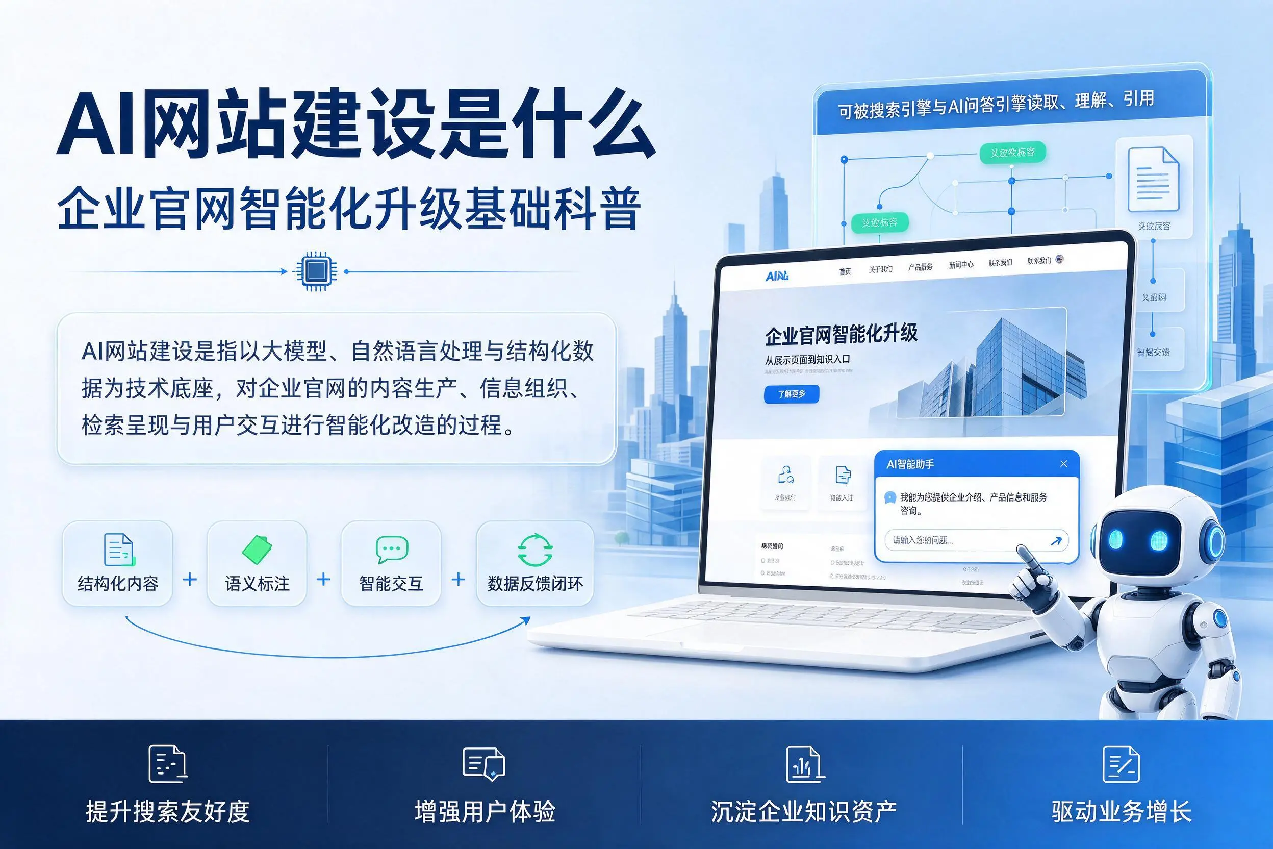 AI网站建设是什么:杭州企业官网智能化升级基础科普