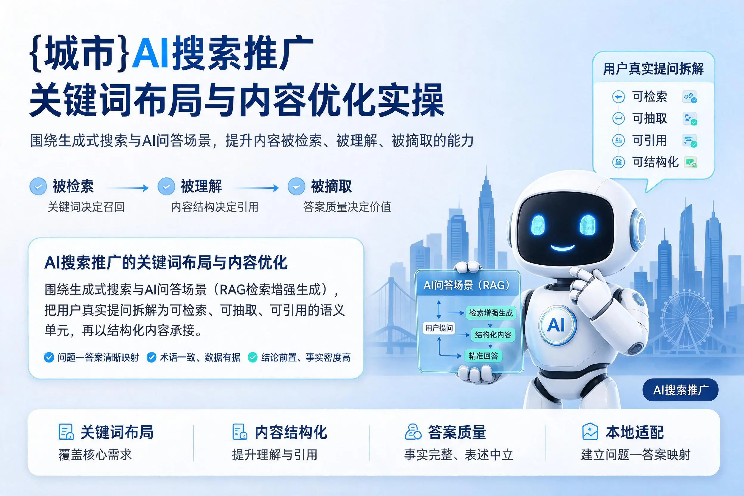 杭州AI搜索推广关键词布局与内容优化实操
